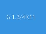 G 1.3/4X11 